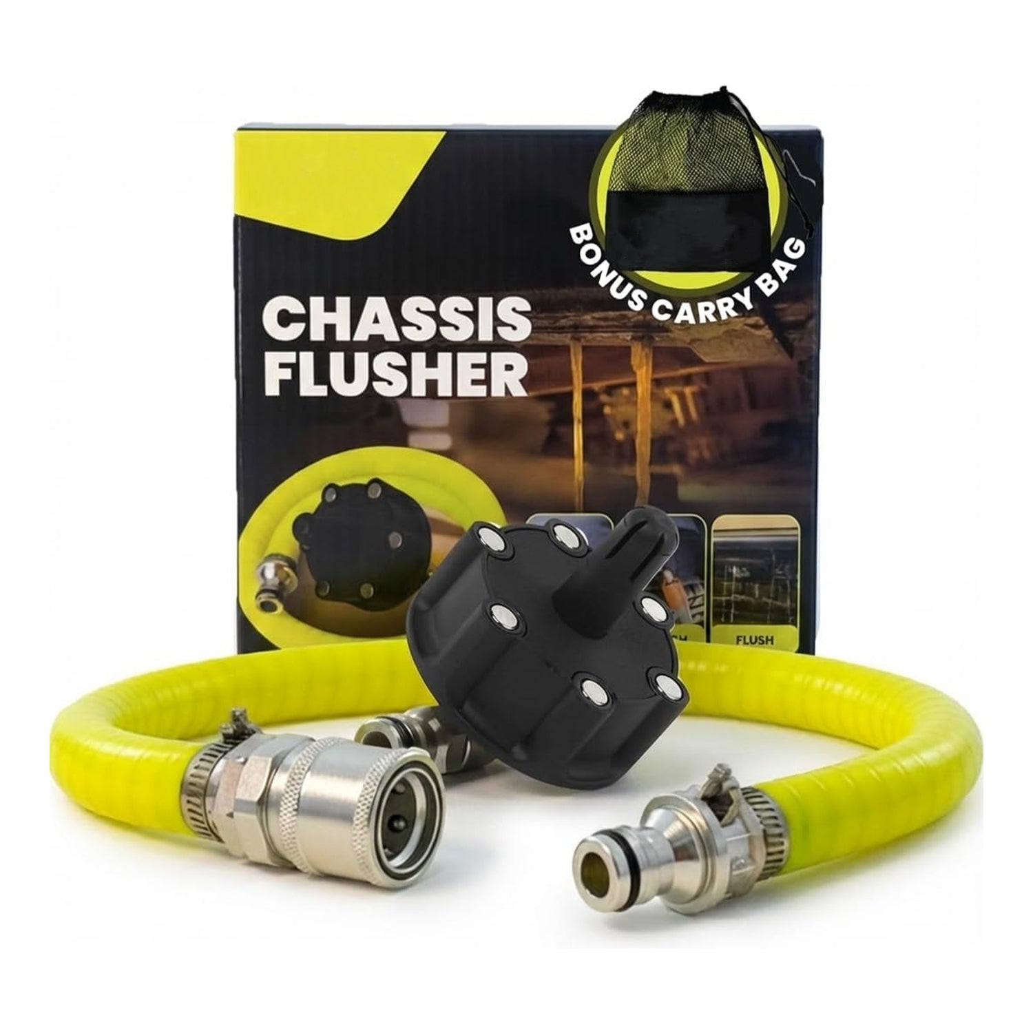 Magnetic chassis washer for off-road vehicles