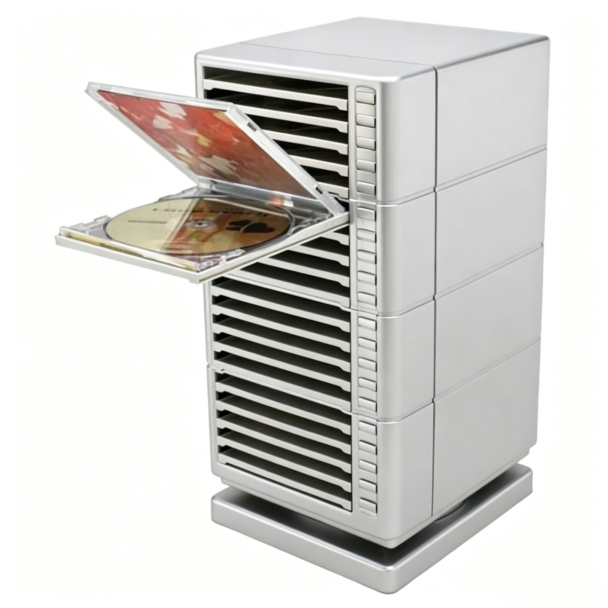 Vertical Tower CD Storage Case Organizer