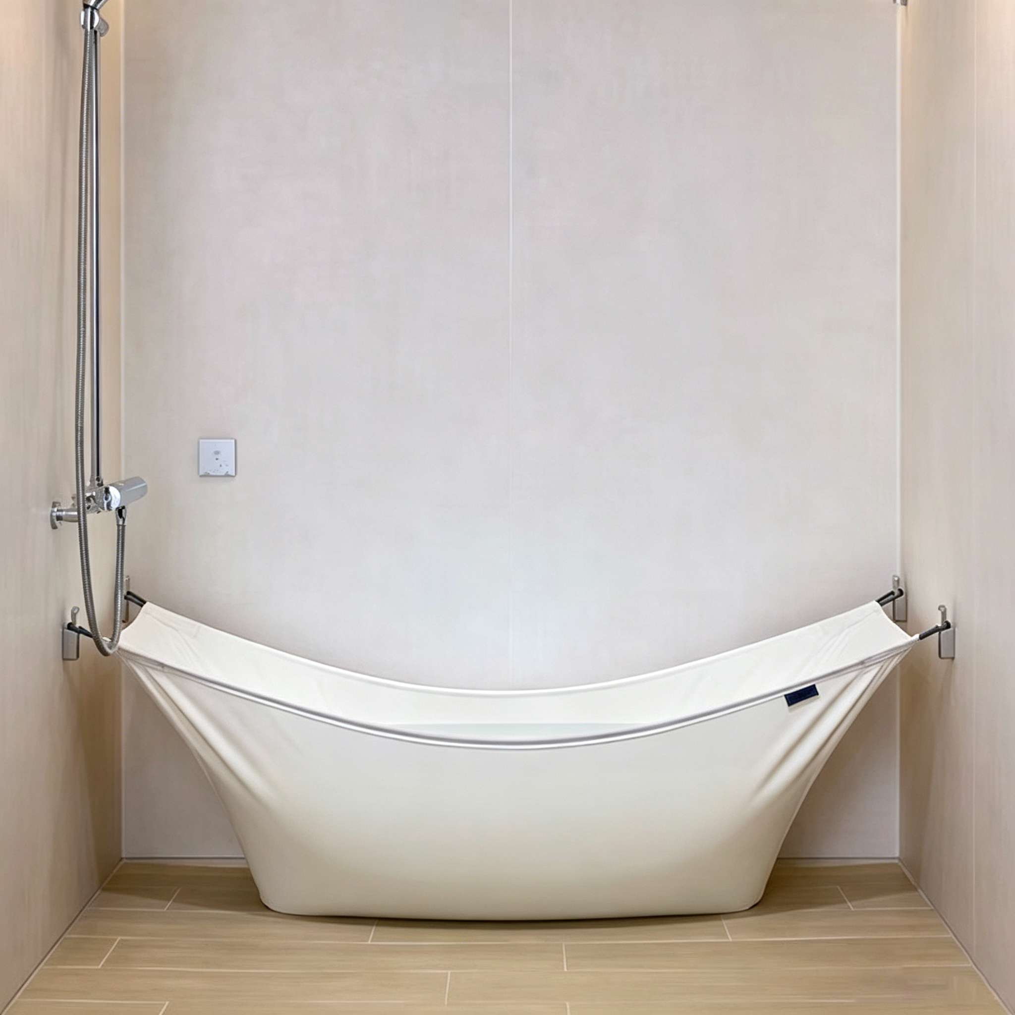 Detachable fabric bathtub "bath platform"