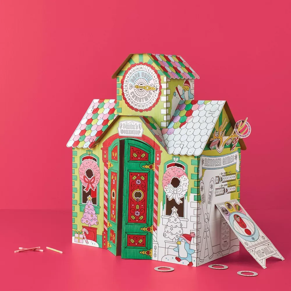 Christmas Craft Santa's Workshop Holiday Fort
