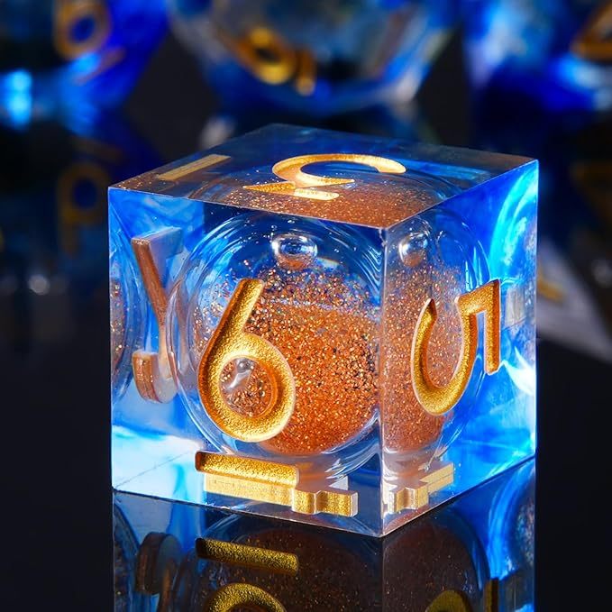 Dungeons & Dragons themed dice, different designs available