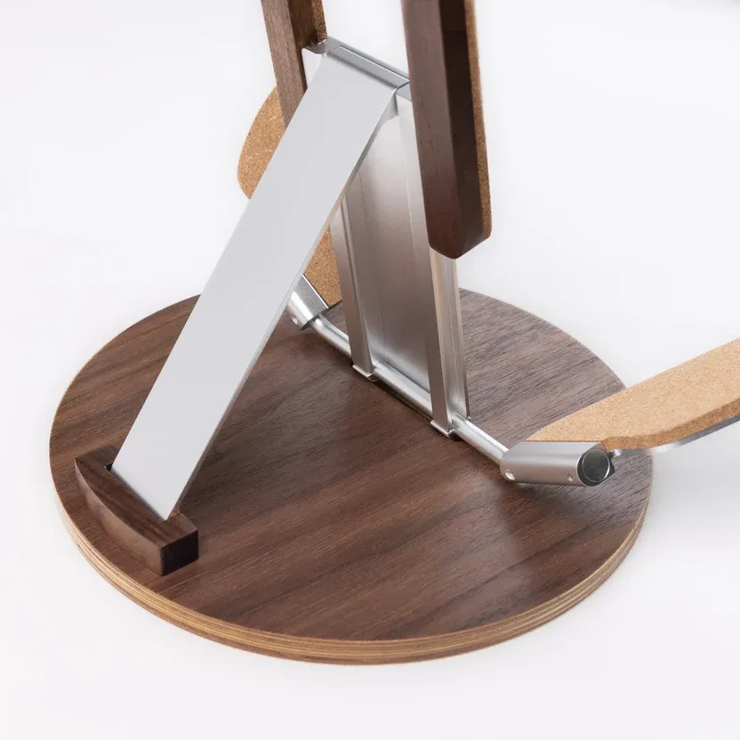 Foldable Wooden Guitar Stand : Universal Fit + Travel Ready