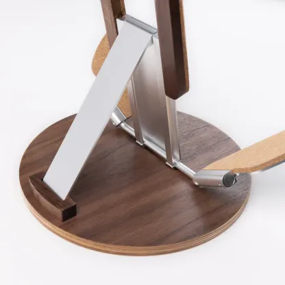 Foldable Wooden Guitar Stand : Universal Fit + Travel Ready