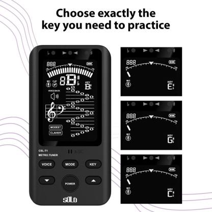Precision Tuner | Digital Tuner | Rechargeable Musical Tool