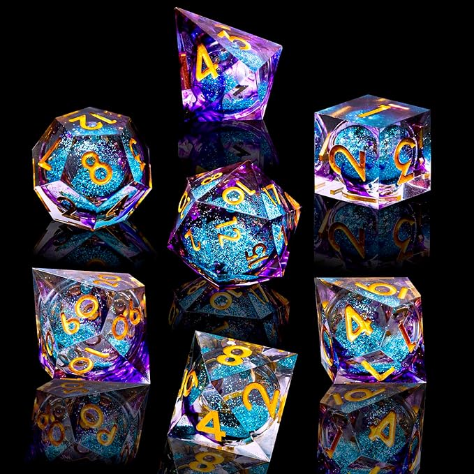 Dungeons & Dragons themed dice, different designs available