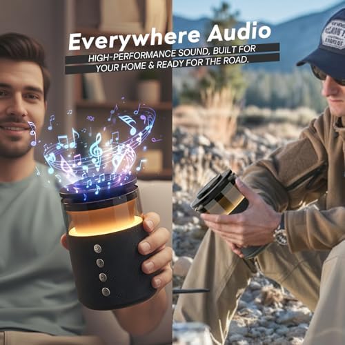 5-in-1 magnetic wireless charger with Bluetooth speaker