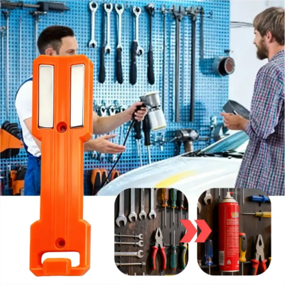 Magnetic Aerosol Can Holder 2-Pack – Strong Magnetic Design, Ideal for Garage and Workspace