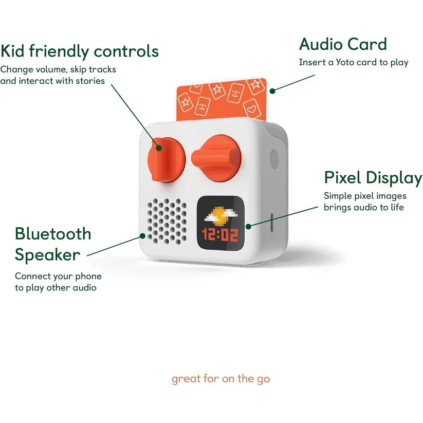 Kids Screen-Free Bluetooth Audio Player