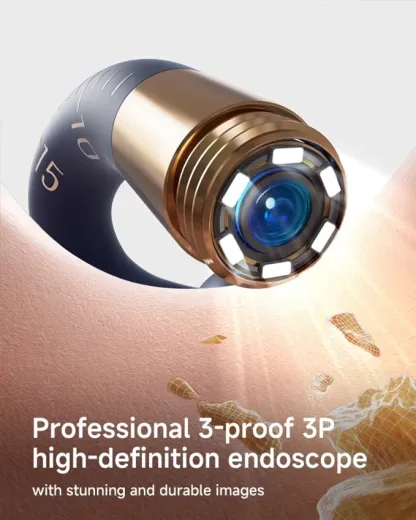 Earwax removal tool with camera, ear canal cleaner with flexible in-ear camera