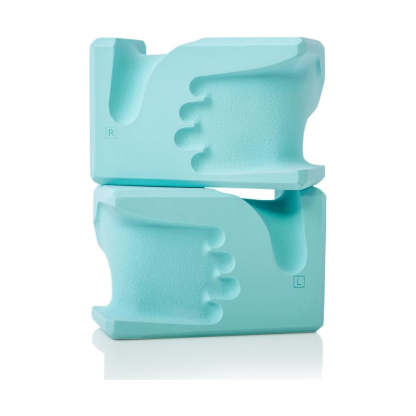 Yoga Brick Set of 2 – Ergonomically Designed EVA Yoga Bricks, Relieves Wrist Pressure