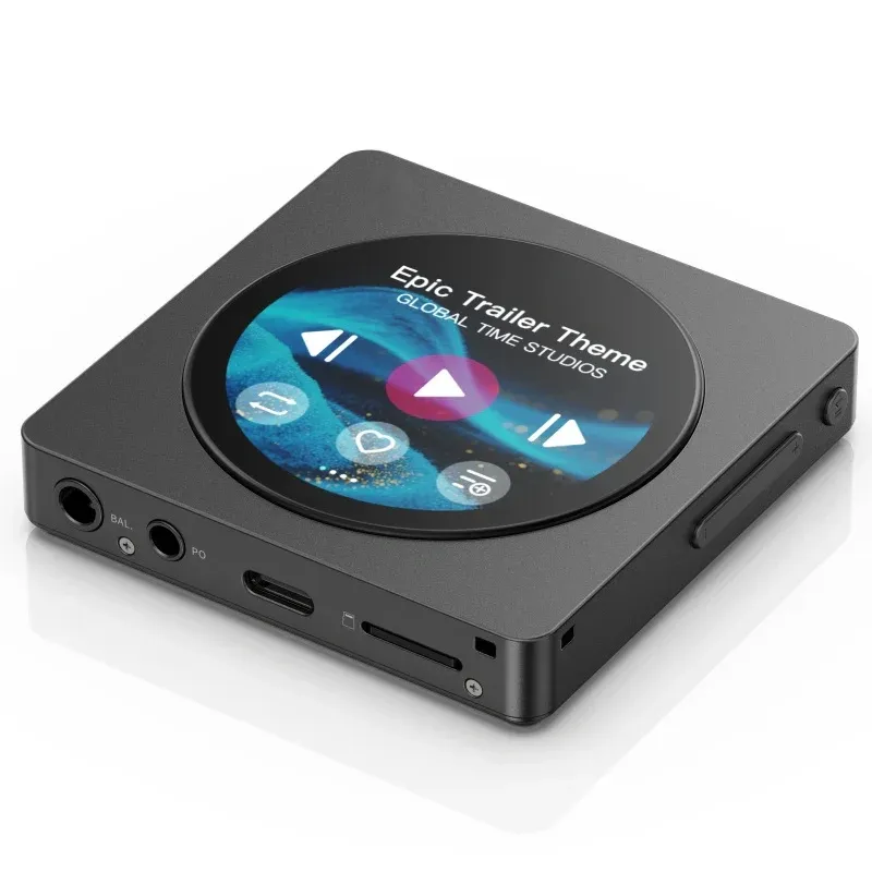 Retro Digital Audio Player – Dual CS43131 DACs, LDAC Bluetooth 5.4, 2TB Storage, 12-Hour Battery 