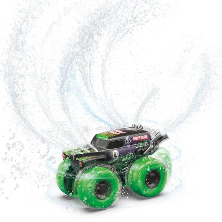 Monster Truck Sprinkler – Grave Digger | 360° Wild Spinning Water Action