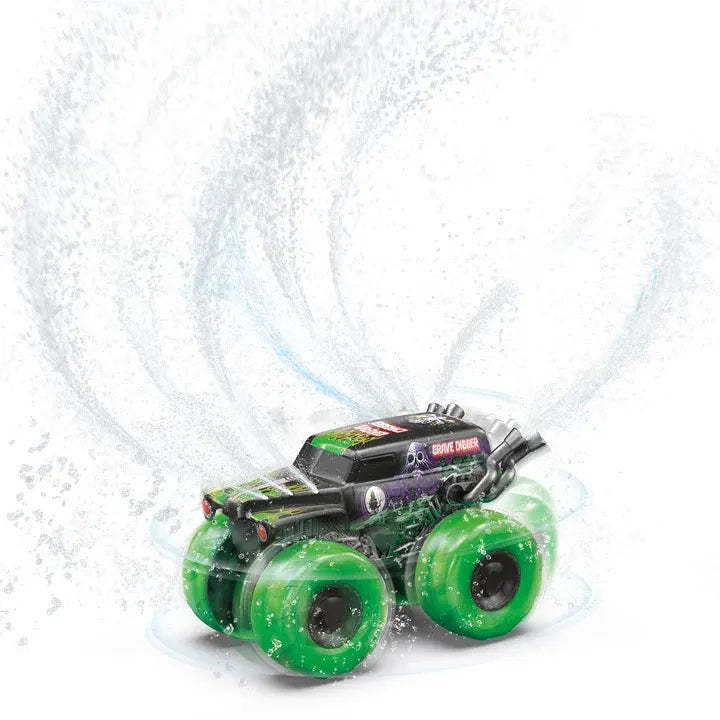 Monster Truck Sprinkler – Grave Digger | 360° Wild Spinning Water Action