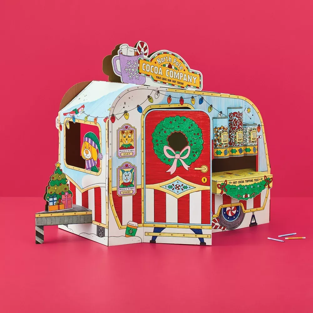 Christmas Craft Santa's Workshop Holiday Fort
