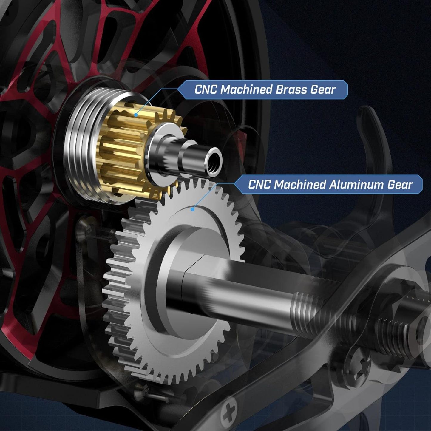 Inline Ice Fishing Reel with Magnetic Drop System