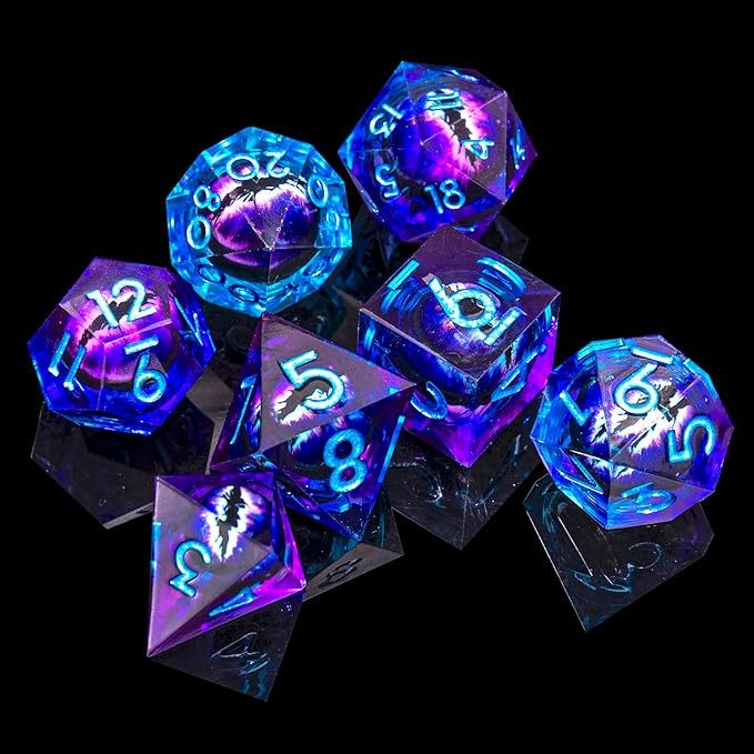 Dungeons & Dragons themed dice, different designs available