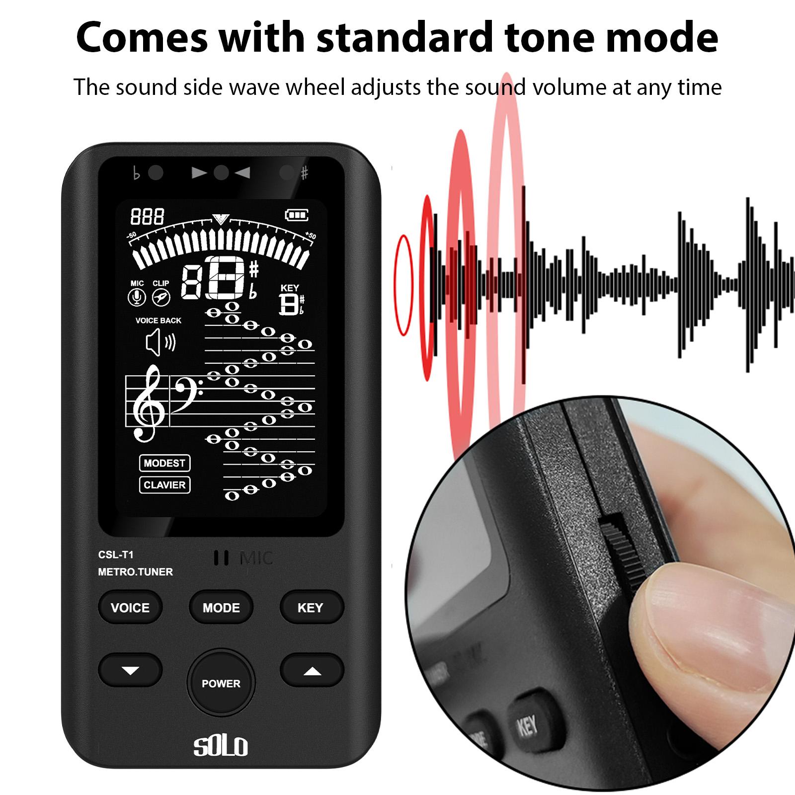 Precision Tuner | Digital Tuner | Rechargeable Musical Tool
