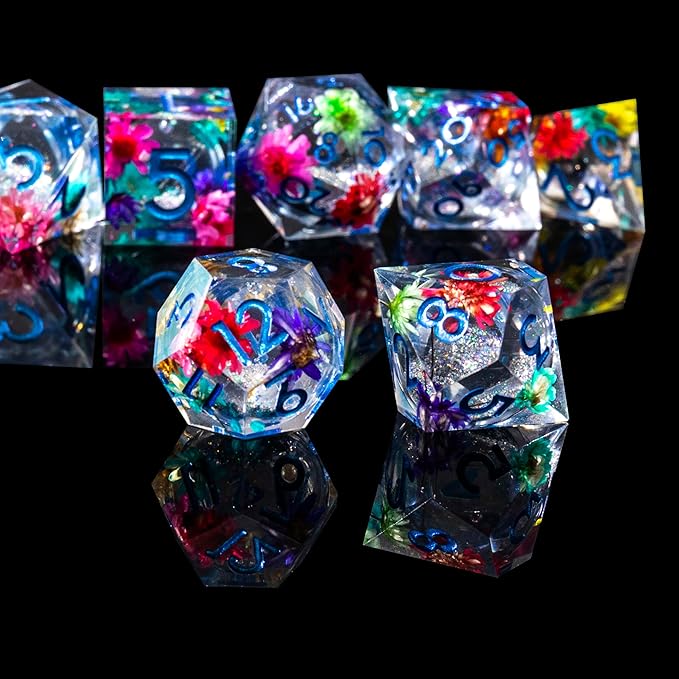 Dungeons & Dragons themed dice, different designs available