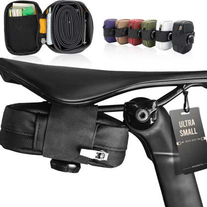 Magnetic Bike Saddle Bag – Minimalist Road Cycling Seat Bag