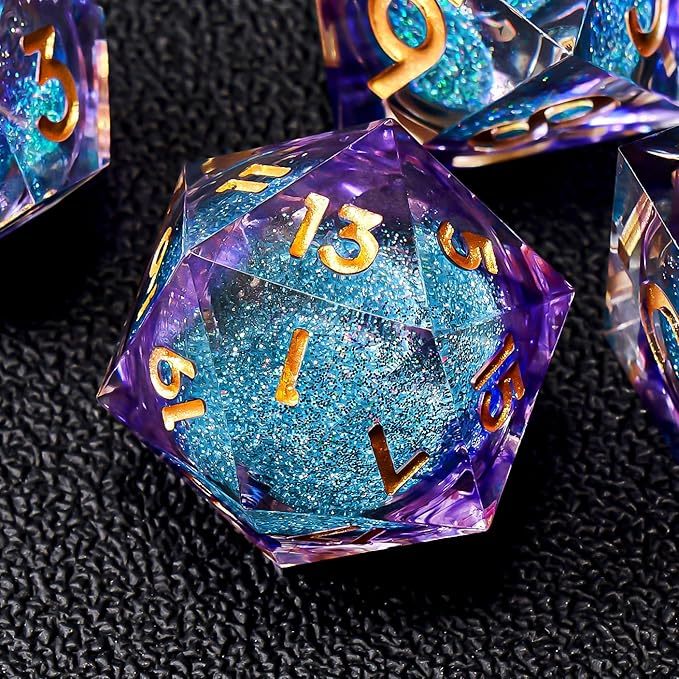 Dungeons & Dragons themed dice, different designs available