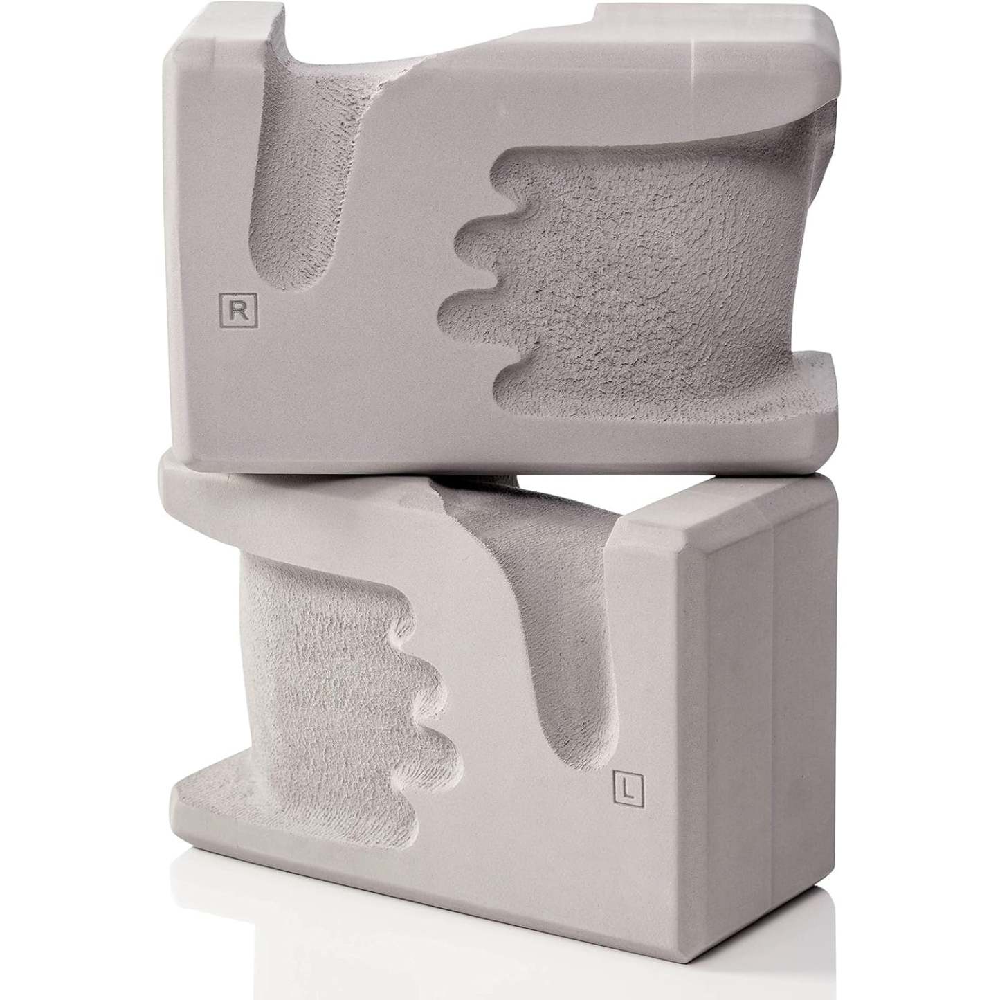 Yoga Brick Set of 2 – Ergonomically Designed EVA Yoga Bricks, Relieves