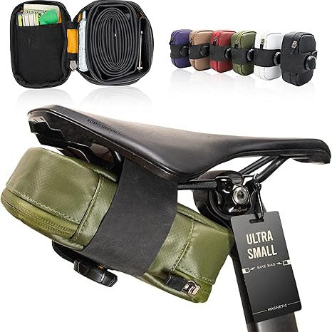 Magnetic Bike Saddle Bag – Minimalist Road Cycling Seat Bag