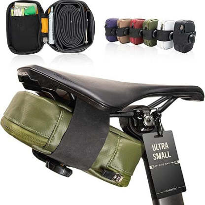 Magnetic Bike Saddle Bag – Minimalist Road Cycling Seat Bag