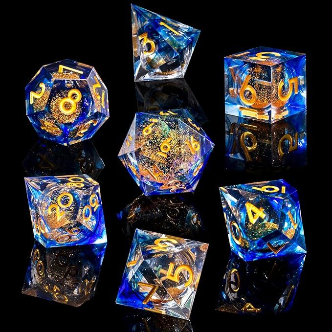 Dungeons & Dragons themed dice, different designs available