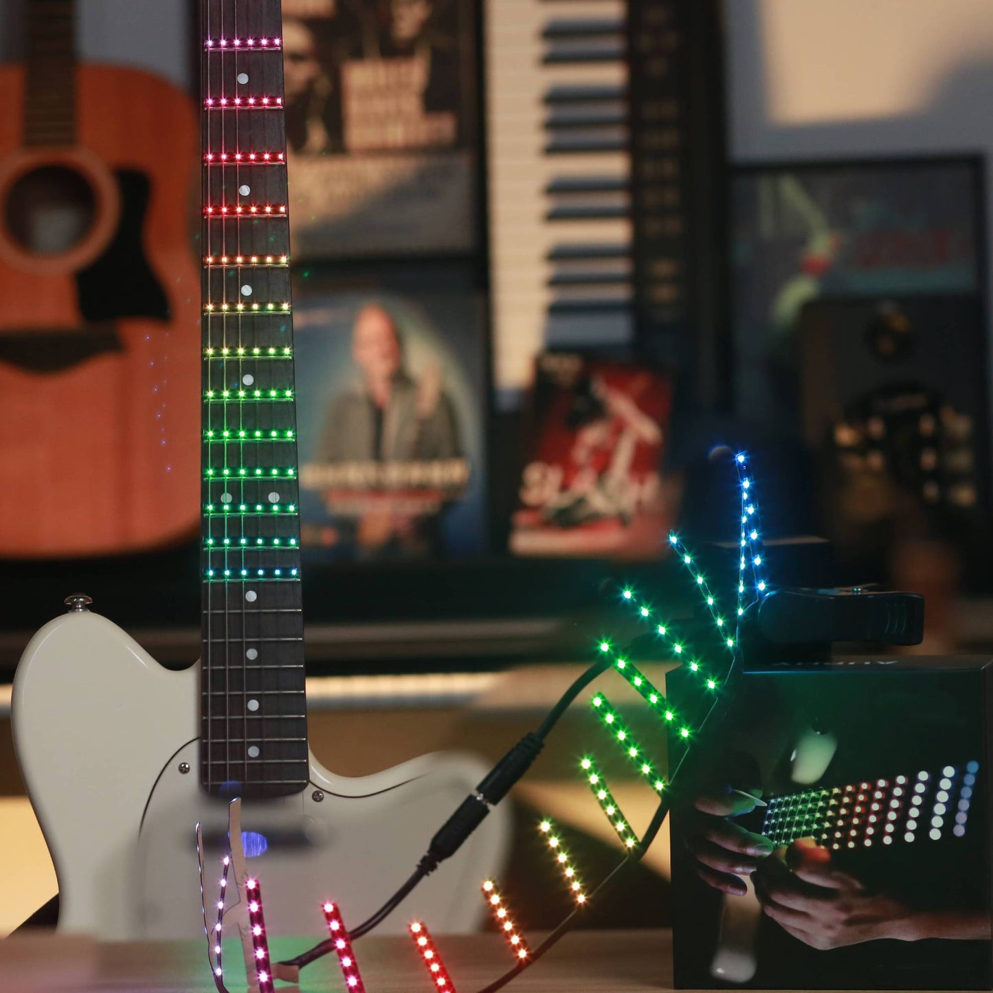 Guitar Fretboard Light – Universal RGB LED Fingerboard for Full-Size Guitars