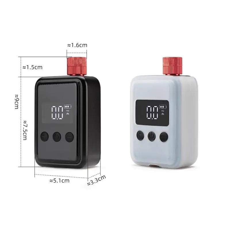 Miniature electric bicycle air pump
