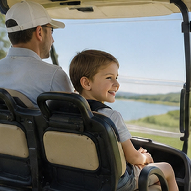 Golf Cart Child Seat Positioner