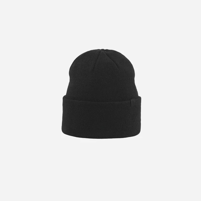 Winter Knit Hat with Magnetic Ponytail Opening