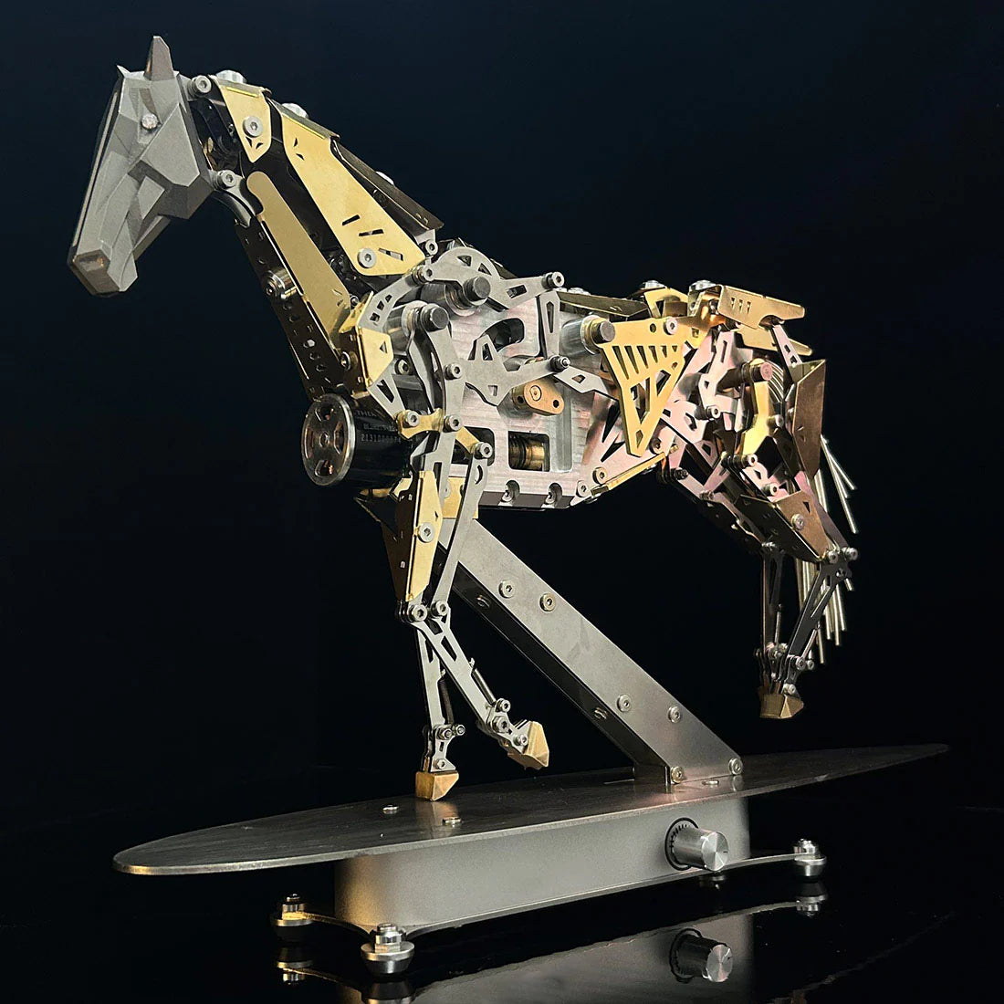 Mechanical Galloping Horse 3D Metal Puzzle Model Kit