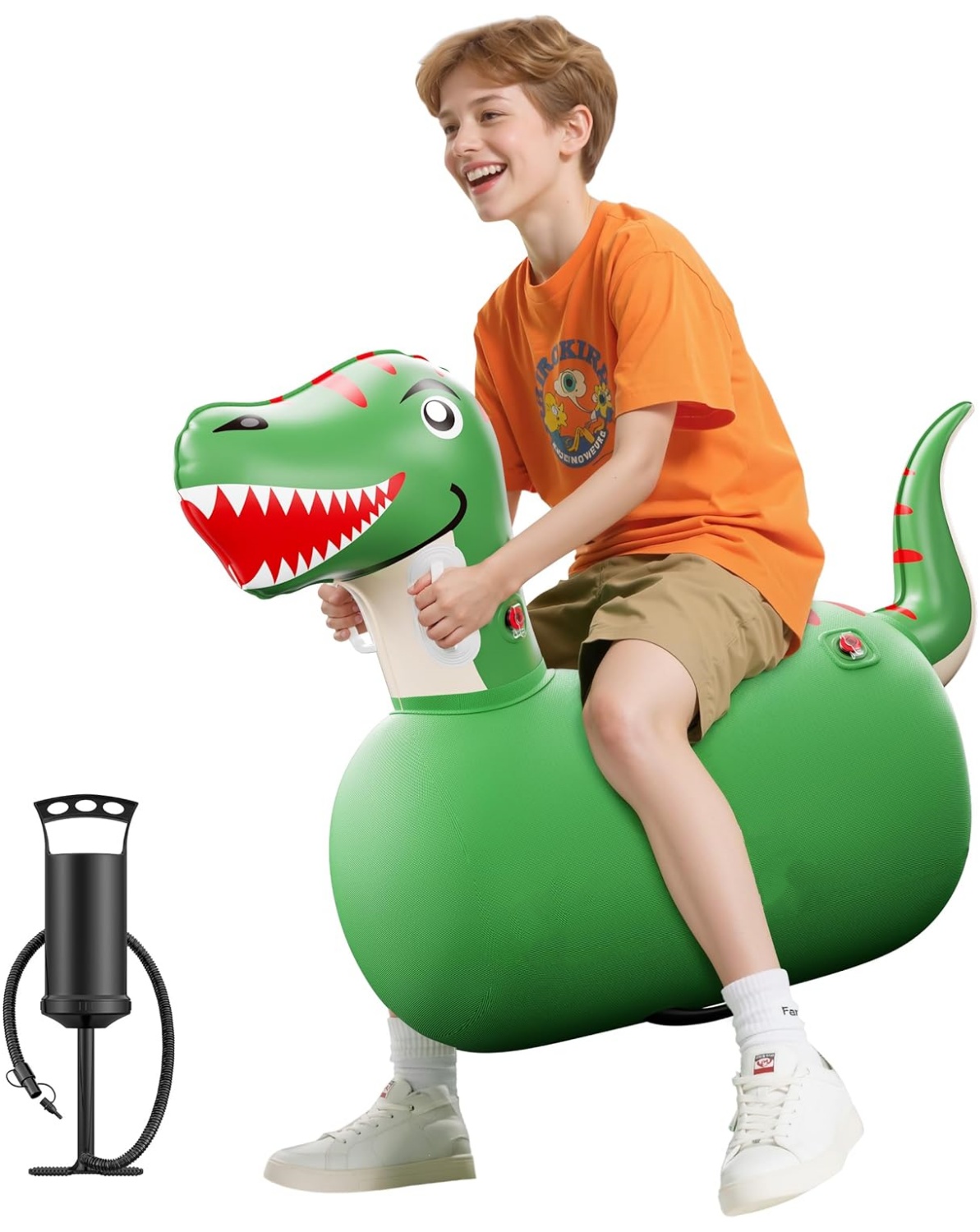 Inflatable Reindeer Hopper – 250 lbs Capacity Ride-On Bouncer for Kids & Adults