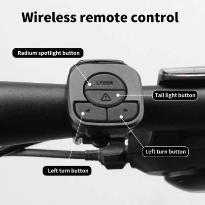 Tail Light with Turn Signals – Wireless Remote Control Brake Light
