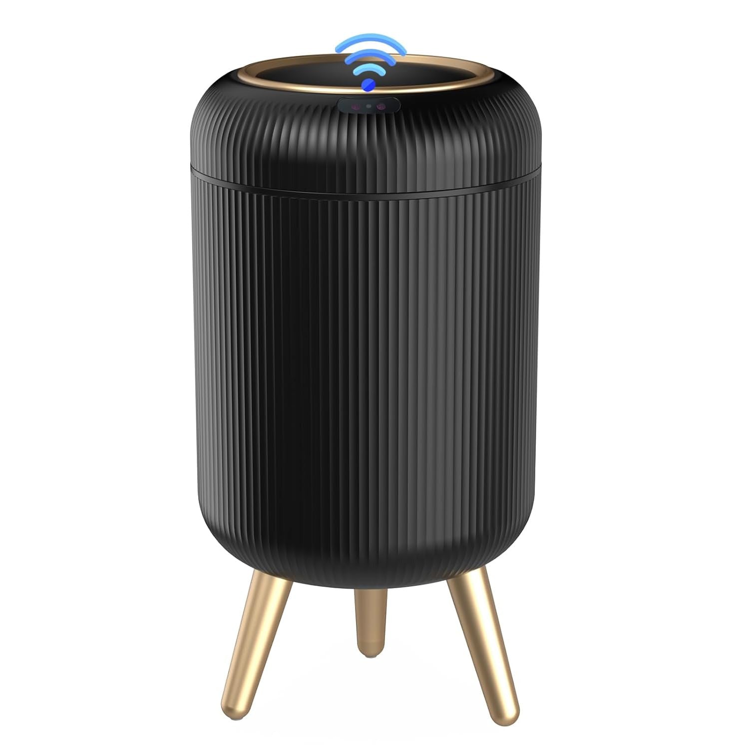 Automatic sensor bathroom trash can with lid