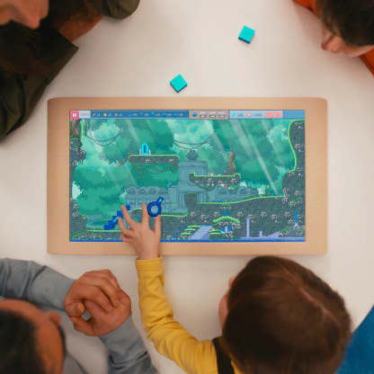 Face-to-Face Interactive Tabletop Game Console