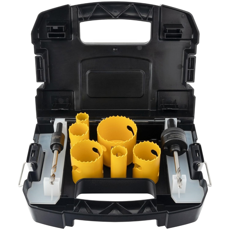 Bi-Metal Hole Saw Kit – Versatile Set for Wood, Metal & Plastic