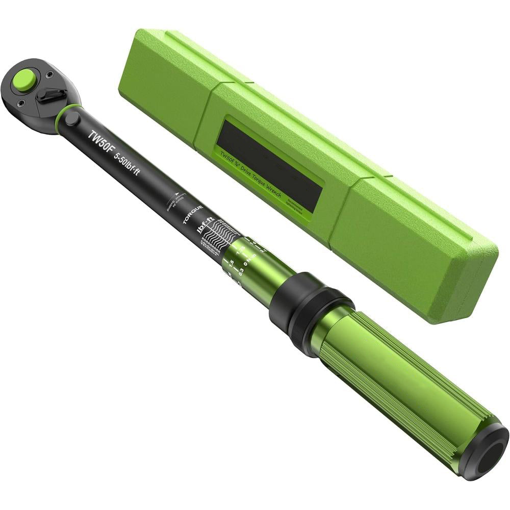 Digital Torque Wrench – 3/8" Drive Ratchet with 5-50 ft-lb / 5-69.4 Nm Range