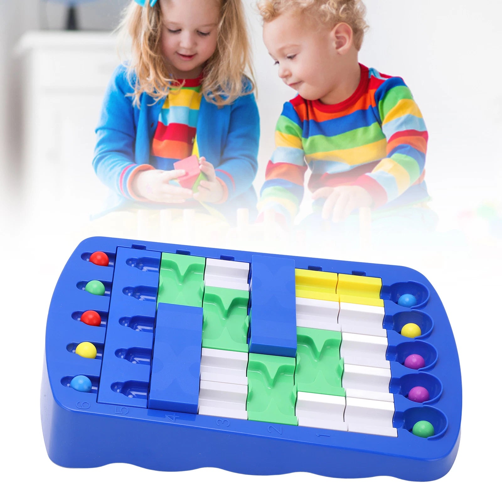 Children's Logic Maze Ball Bead Route Training Puzzle