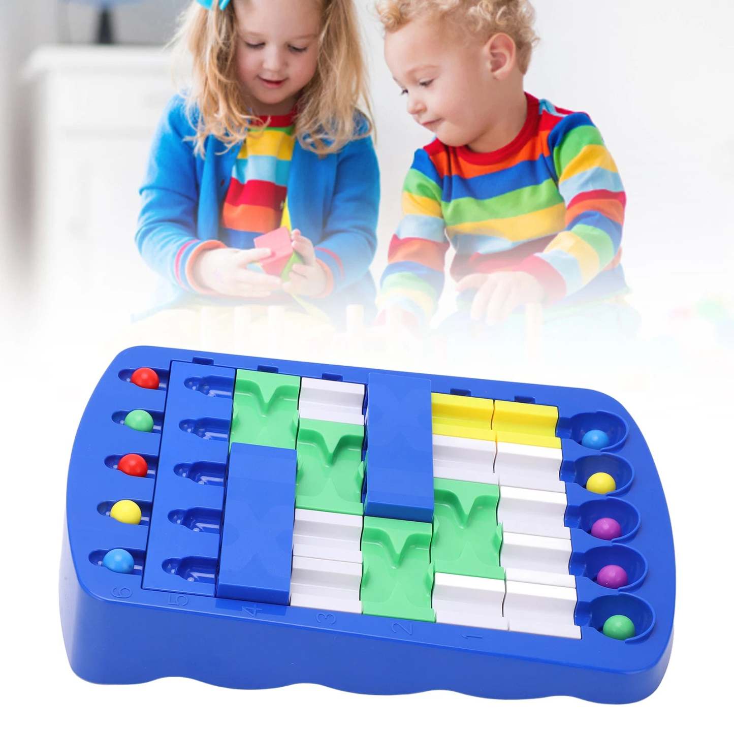 Children's Logic Maze Ball Bead Route Training Puzzle