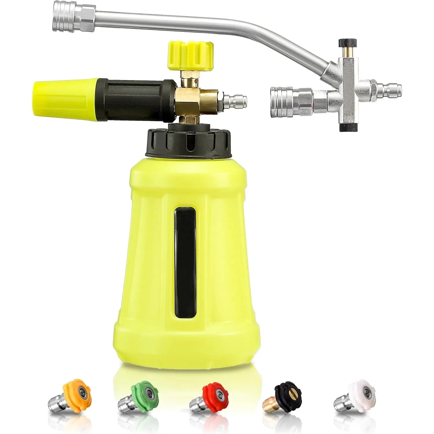 High-Pressure Washer Foam Gun with Dual Connector