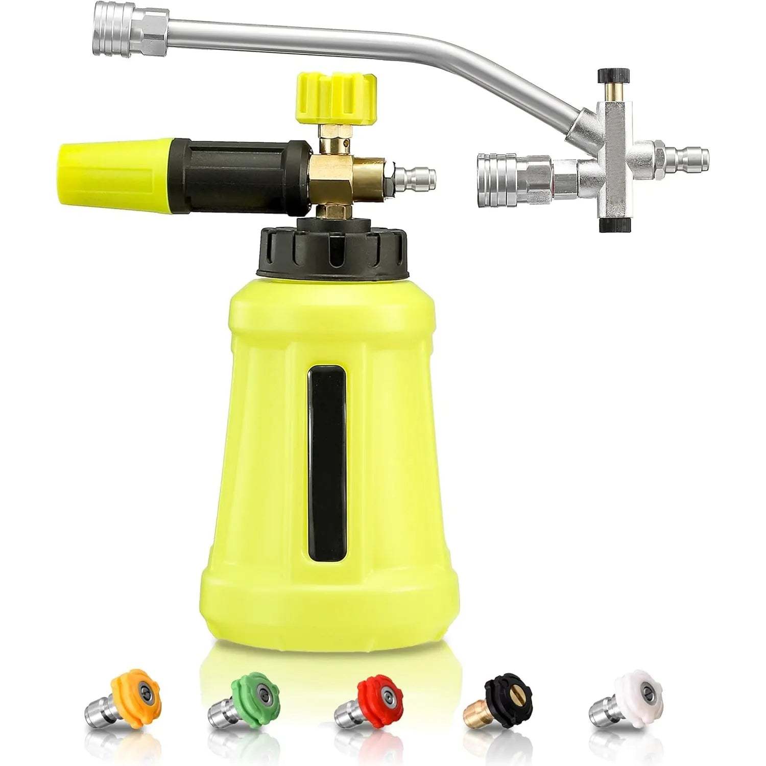 High-Pressure Washer Foam Gun with Dual Connector