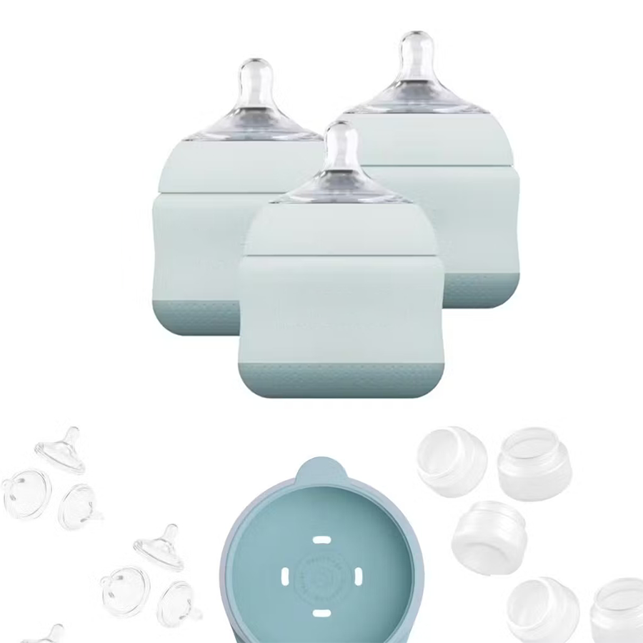 Hands-free anti-colic baby bottle