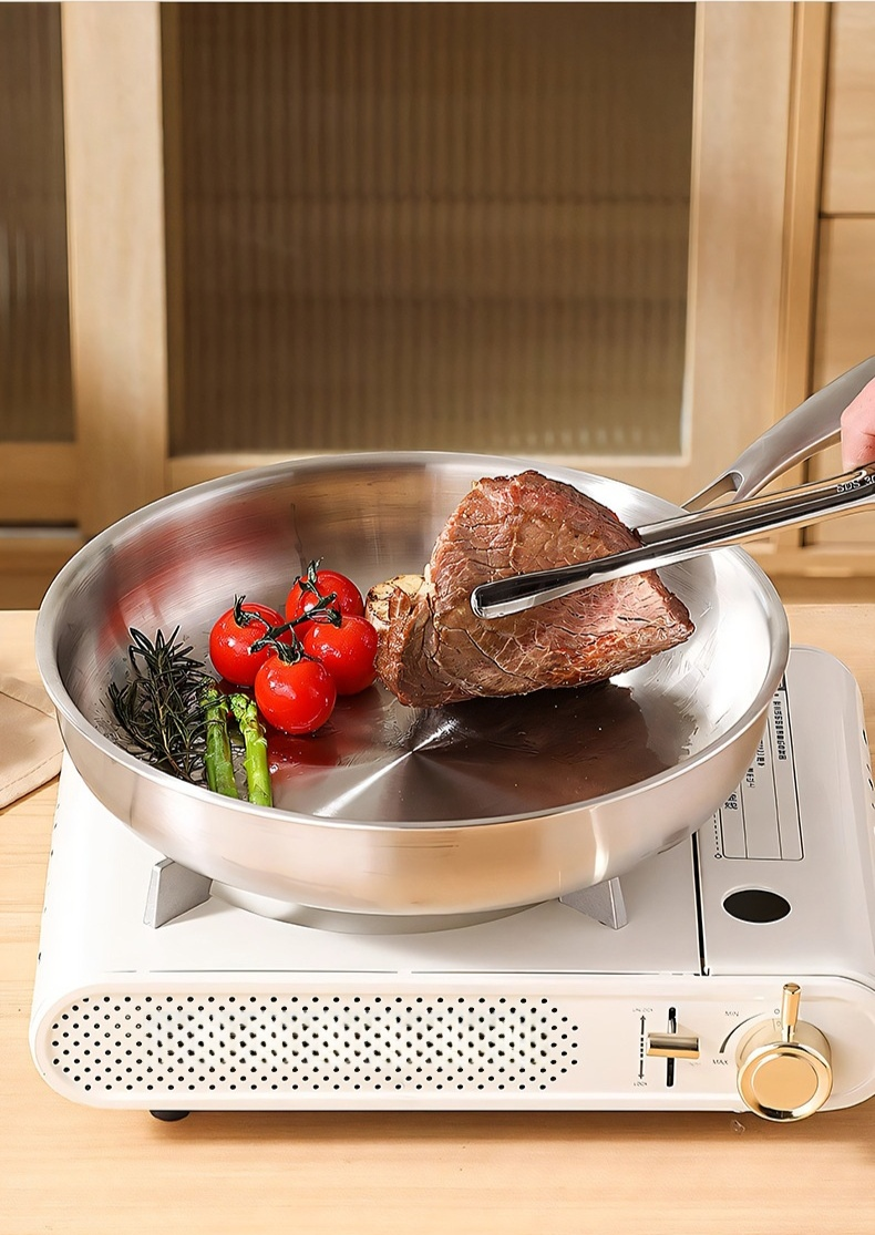 Sturdy thickened pan for daily use