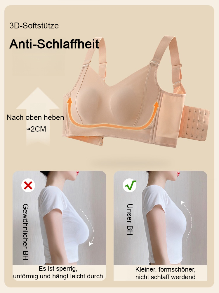 [Brustminimierung] Nicht abfärbender, hautfreundlicher Push-Up-BH
