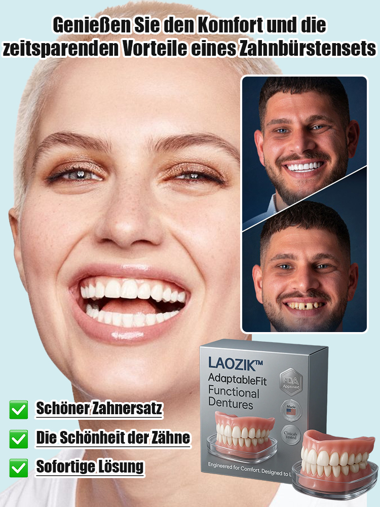 Bequemer Prothesen-Satz für optimale Gesichtsstütze, empfohlen von Experten