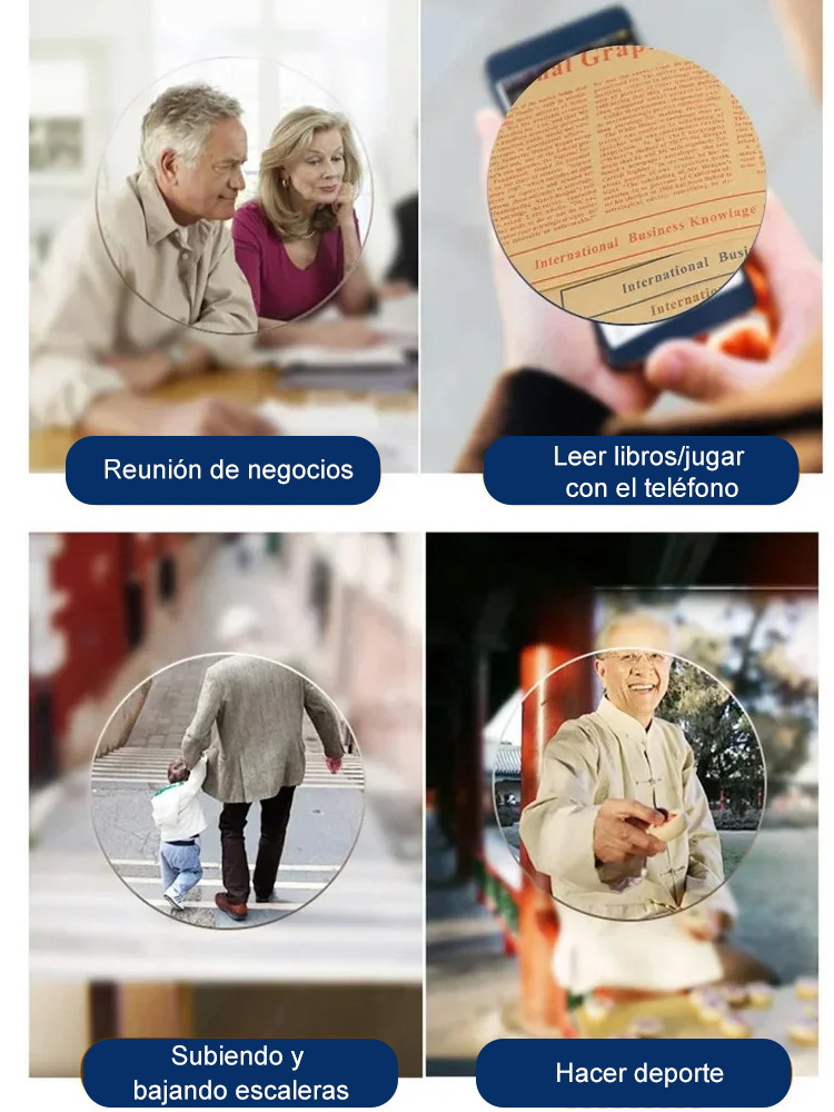 gafas de presbicia con zoom automático