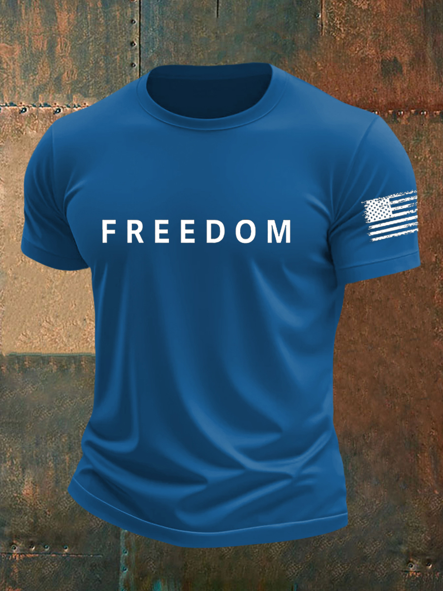 Men's Freedom Is Not Free R.I.P Charlie Kirk Short Sleeve T-shirt