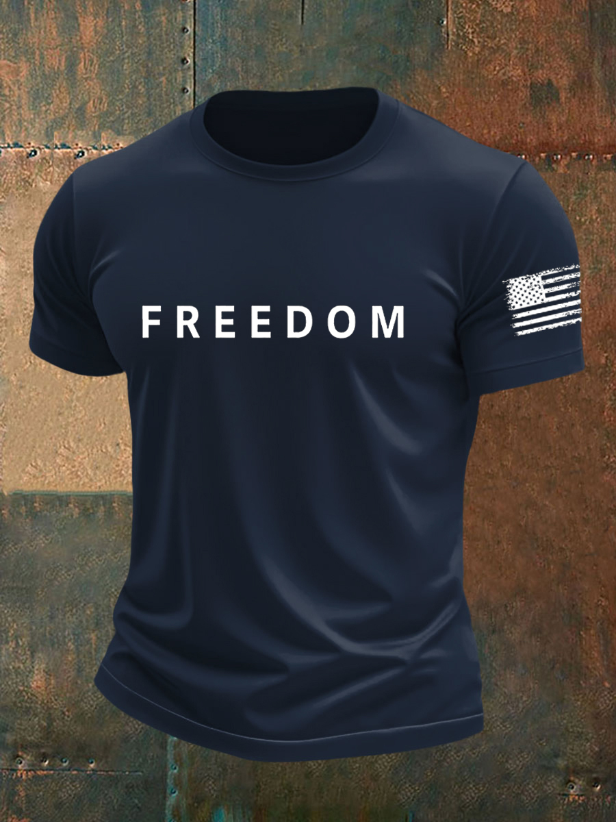 Men's Freedom Is Not Free R.I.P Charlie Kirk Short Sleeve T-shirt